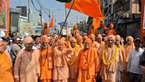 শ্রীশ্রী প্রণবানন্দজীর জন্মজয়ন্তী ও শিবরাত্রি উপলক্ষে কলকাতায় বর্ণাঢ্য শোভাযাত্রা