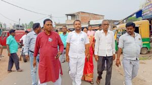 ধান্দালিবাড়ে তৃনমূল প্রার্থীর সমর্থনে প্রচার